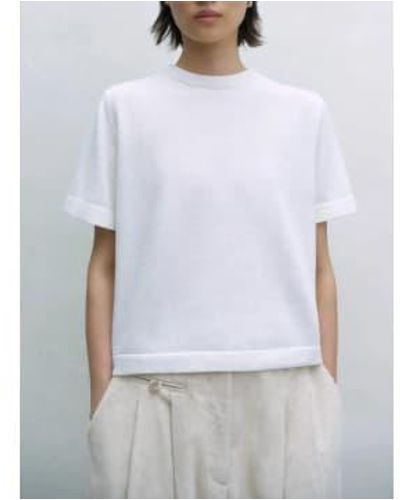 Cordera T-shirt en laine mérinos - Blanc