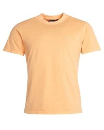 Barbour Garment Dyed T-shirt Coral Sands - Neutro