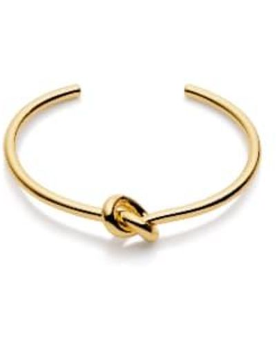 Nordic Muse Bracelet à nœuds doré, or imperméable sans ternissement 18k - Métallisé