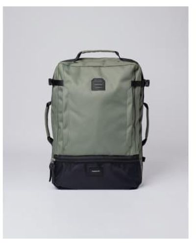 Sandqvist Multi Clover Otis Backpack O/s - Grey