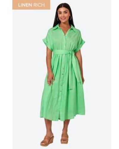 Eb & Ive Ebandive La Vie Shirt Dress Kiwi - Verde