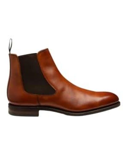 Loake Boot chelsea cuero cuero - Marrón