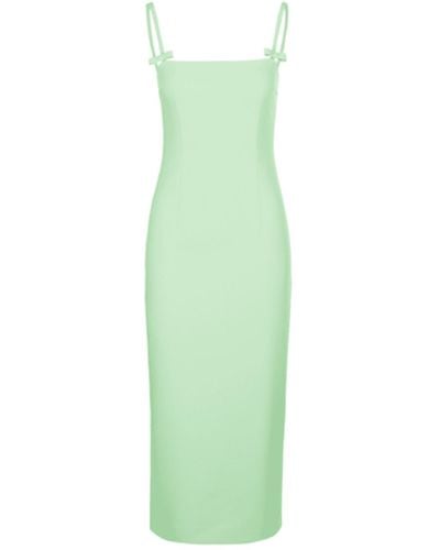 Riani Lime Sorbet Slim Dress With Spaghetti Straps 216400-4139 502 - Green