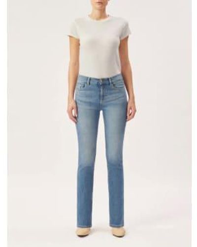 DL1961 Mara jeans altos heterosexuales - Azul