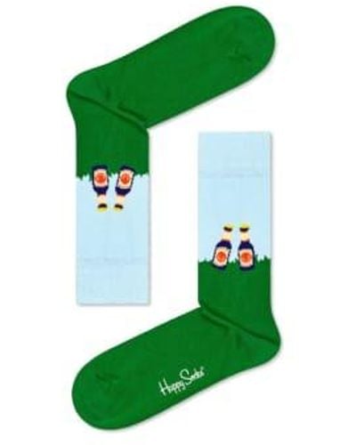 Happy Socks Chaussettes temps pique-nique verte