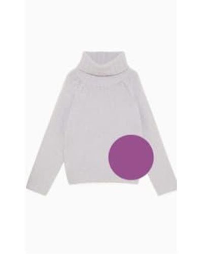 Patrizia Pepe Organic Roll Neck 1 - Purple