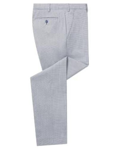 Remus Uomo Matteo Check Suit Trousers - Grey