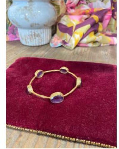 Silver Siren Siren Gold Bracelet With Assorted Stones - Multicolore