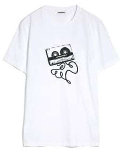 ARMEDANGELS Camiseta caseta jaames blanco