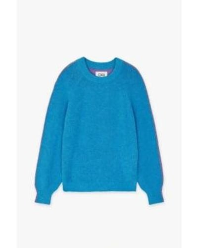 CKS And Purple Primer Sweater - Blu