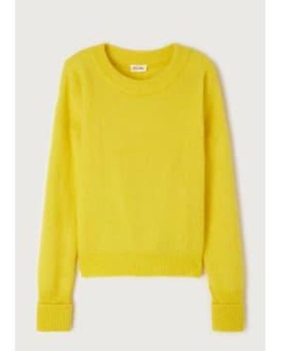 American Vintage Vitow Sweater Spark Xs/s - Yellow