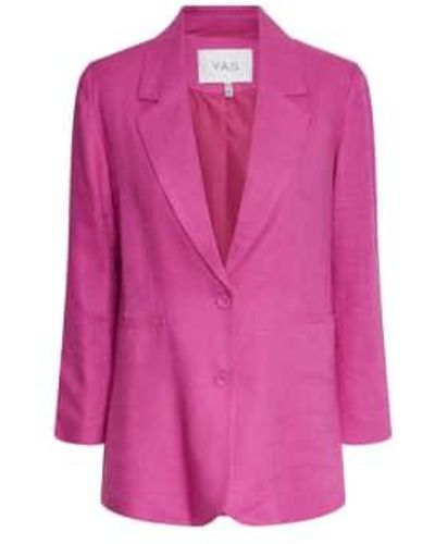 Y.A.S | Isma 7/8 Blazer Rsapberry Xs - Pink