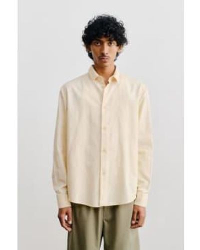 A Kind Of Guise Fulvio Shirt Cubed Ivory S - Natural