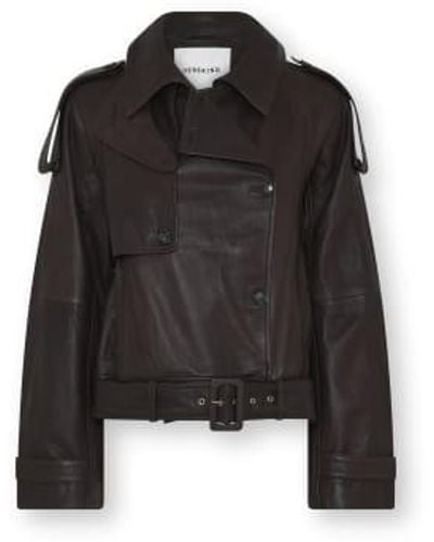 Birgitte Herskind Luelle Leather Jacket - Nero