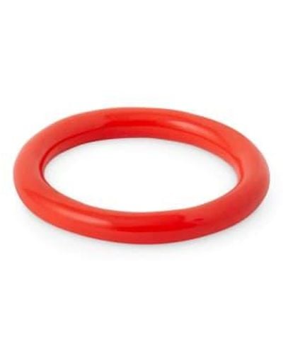 Lulu Lipstick Enamel Ring 55 - Red
