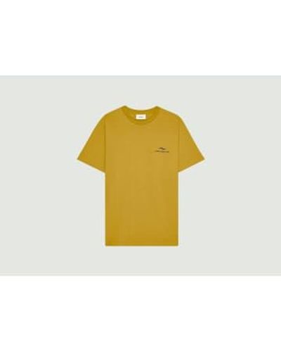 Avnier Quelle vertikales V3-T-Shirt - Gelb