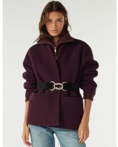 Ba&sh Bordeaux Carole Coat 2 - Purple