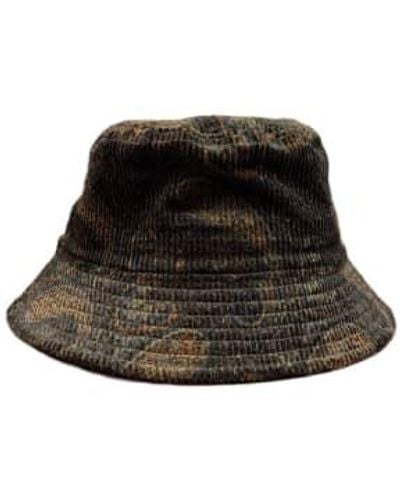 Anonymous Ism Paisley Cord Bucket Hat - Nero