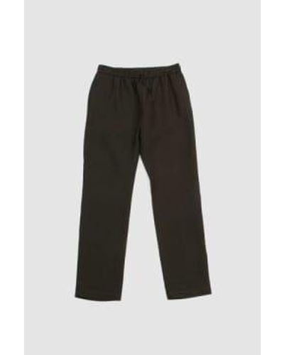 De Bonne Facture Drawstring Trousers Arabica 50 - Black
