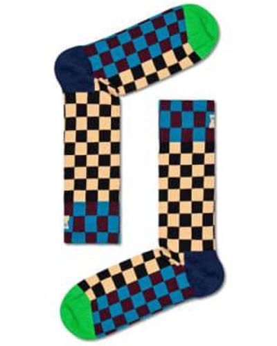 Happy Socks Checkerboard P000078 One Size - Blue