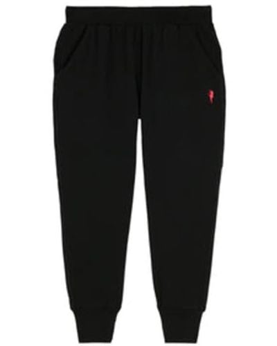 Scamp & Dude Pantalon jogging confortable noir à bordure en lurex
