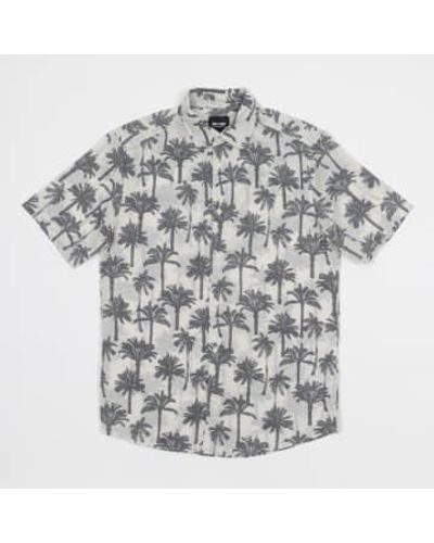 Only & Sons Palm Tree Shirt - Grey