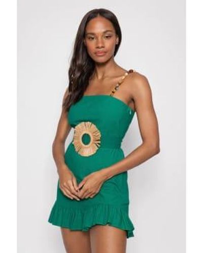 Sundress Francine Short Dress - Verde