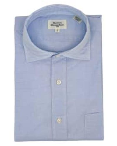 Hartford Paul Solid Shirt S - Blue