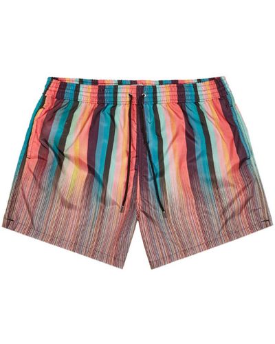 Paul Smith Ps Fade Swim-shorts - Multicolour