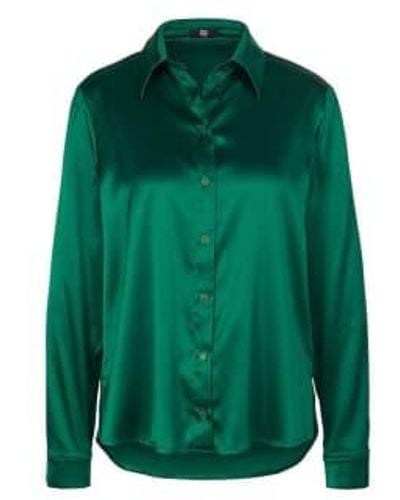 Riani Emerald Silk Blouse Uk 12 - Green
