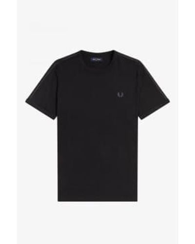 Fred Perry Taped Ringer T-shirt Xl - Black