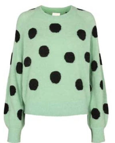 Numph Ellen Knit L - Green