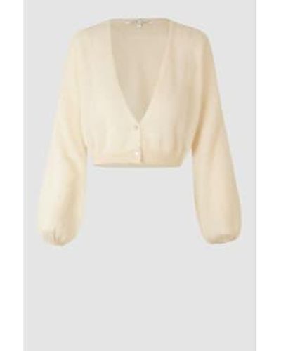 Second Female Perla Knit Cardigan Ivory - White