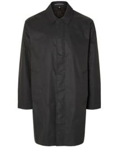 SELECTED Slhdevon Stretch Limo Coat S - Black