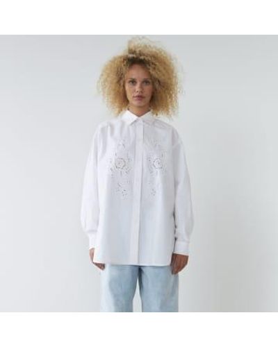 Stella Nova Embroidery Anglais Shirt 36 - White
