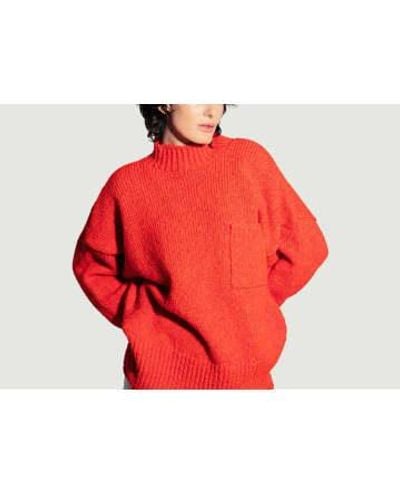 PARISIENNE ET ALORS Sweater France 36 - Red