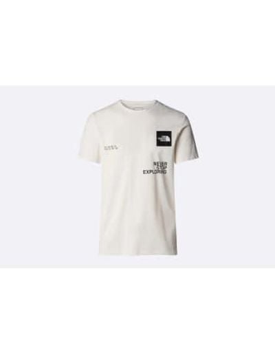 The North Face Foundation koordinaten grafik-t-shirt weiß