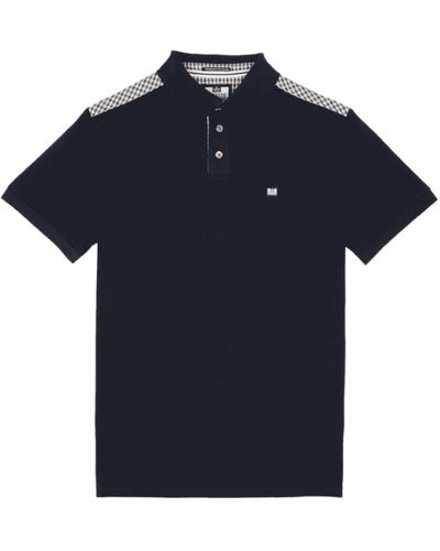 Weekend Offender Jacobs Short-sleeved Polo Shirt - Blue