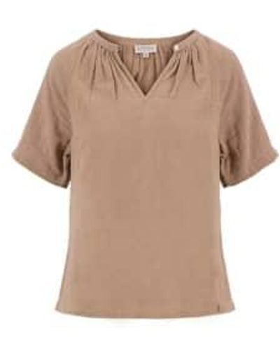Zusss Top With Structure Light Small - Natural