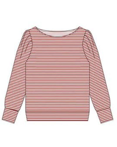 Nooki Design Helena Sweatshirt- Mix Mix / S 75% Cotton/25% Polyester - Red