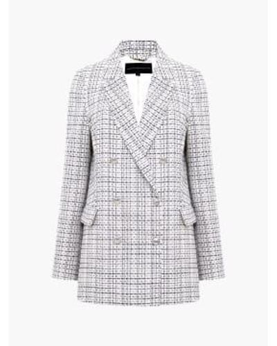 French Connection Effie Boucle Blazer - Gray