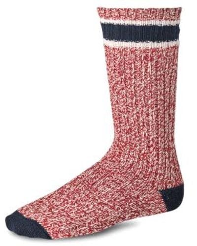 Red Wing Chaussettes en laine ragg 97331 - Rouge