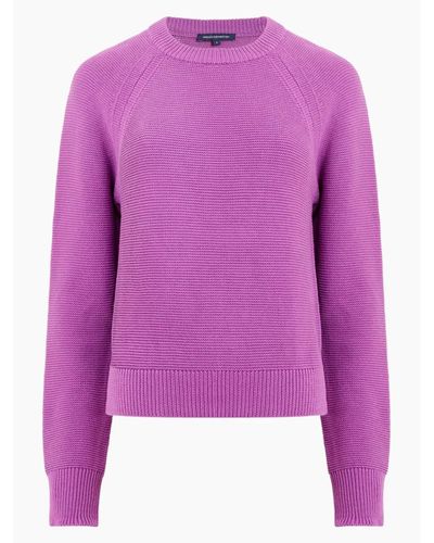 French Connection Lily Mozart Long Sleeve Jumper - Purple