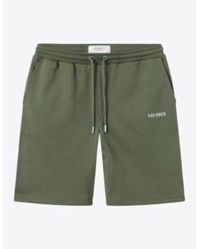 Les Deux Lens sweat shorts - Grün