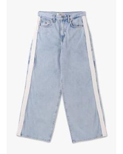 Tommy Hilfiger Damen-jeans "claire" mit weitem bein aus hellem - Blau