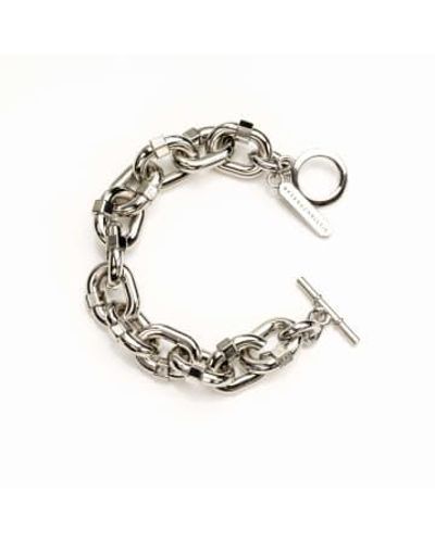 By Sara Christie The Warrior Bracelet Silver / Medium 22cm X 3cm 1.5cm - Metallic