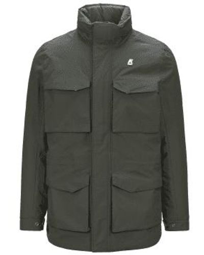 K-Way Manphy thermo ottoman jacke grün schwärzlich