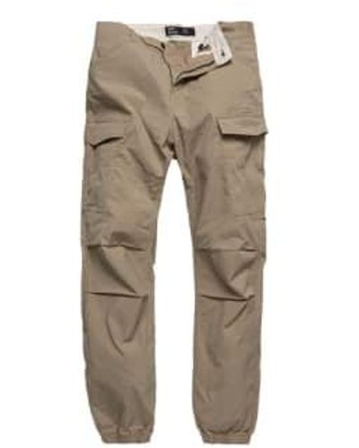 Vintage Industries Cargo Ripstop jogger - Natural
