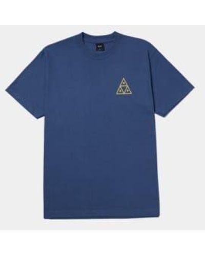 Huf Set triple triangle t-shirt - Bleu