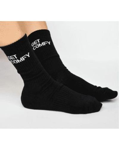 soxygen Get Comfy Classic Socks Jet Jet/slate/frost - Black